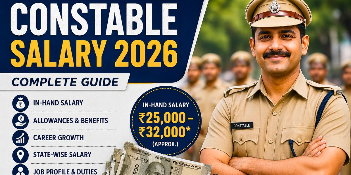 Constable Salary: In-Hand Pay, Allowances, Growth & Benefits