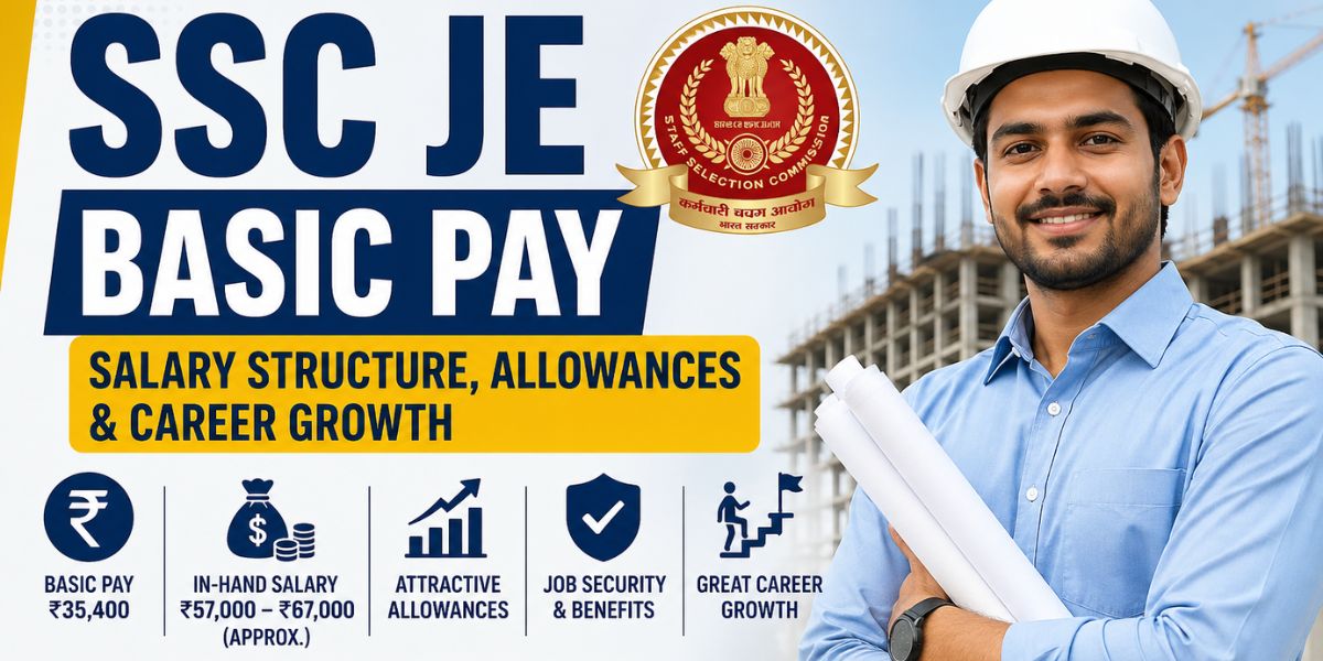 SSC JE Basic Pay: Salary Structure, In-Hand Pay, Allowances & Career Growth