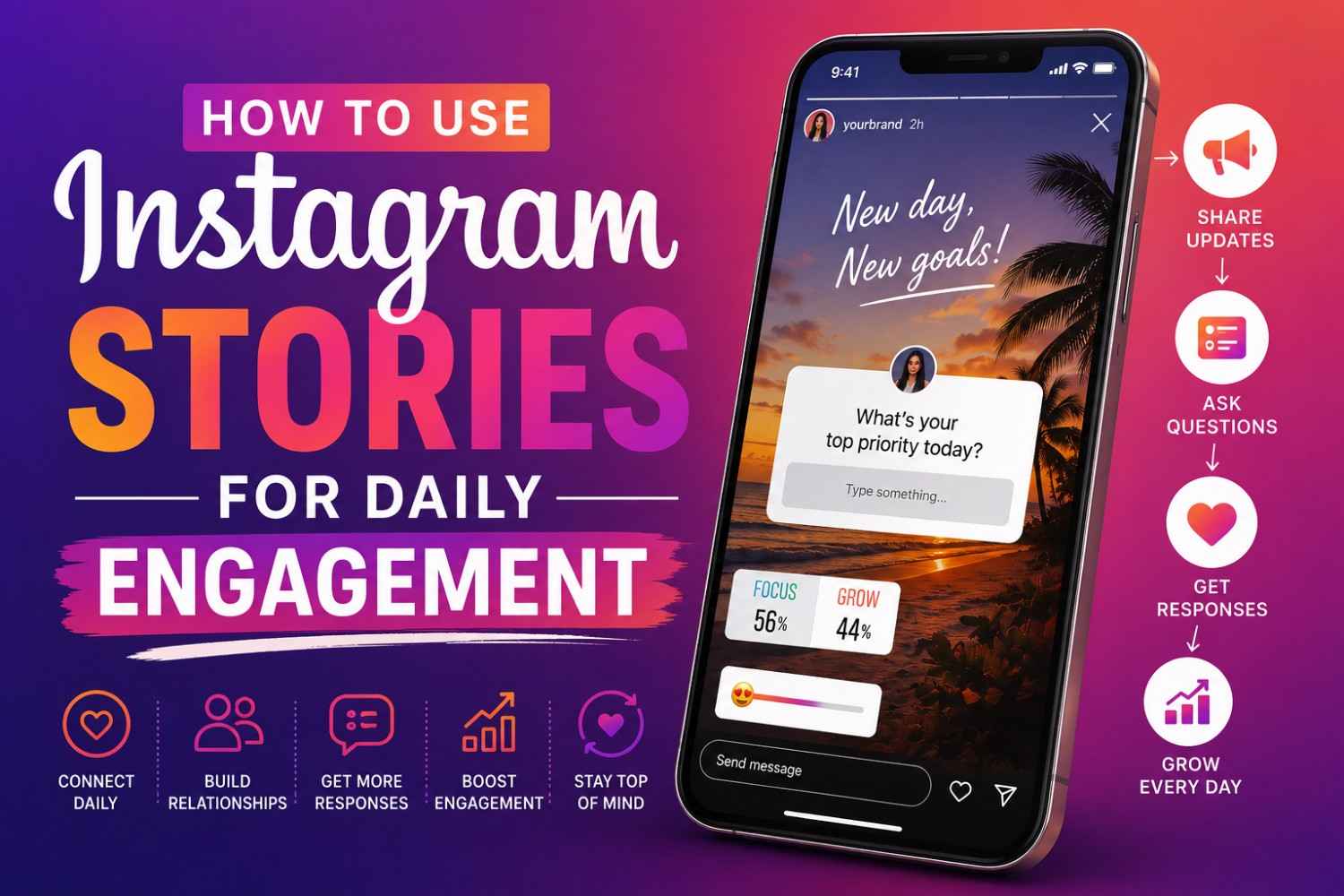 How to use instagram stories for daily engagement