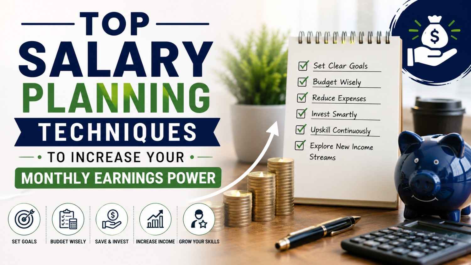 Top Salary Planning Techniques To Increase Your Monthly Earnings Power