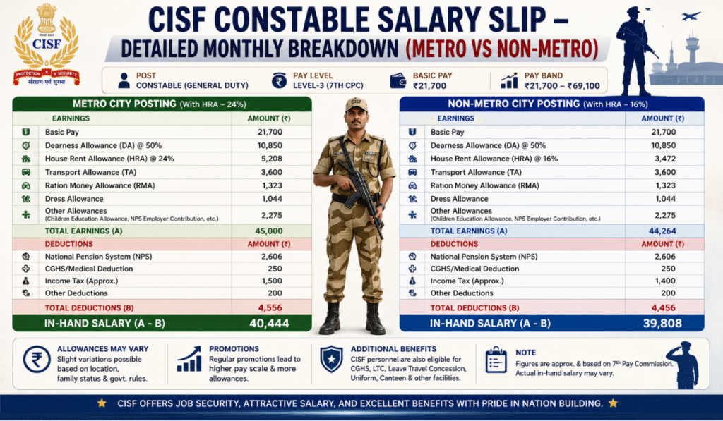 cisf salary
