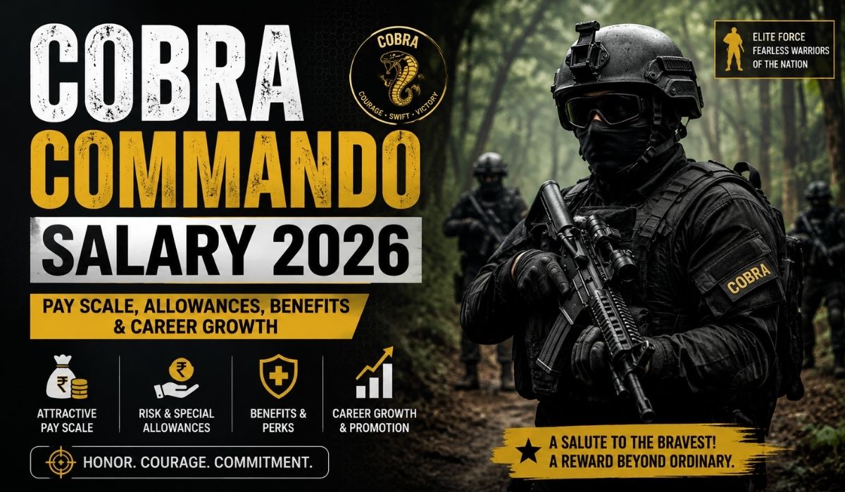 COBRA Commando Salary 2026: In-Hand Pay, Allowances, Benefits & Career Guide