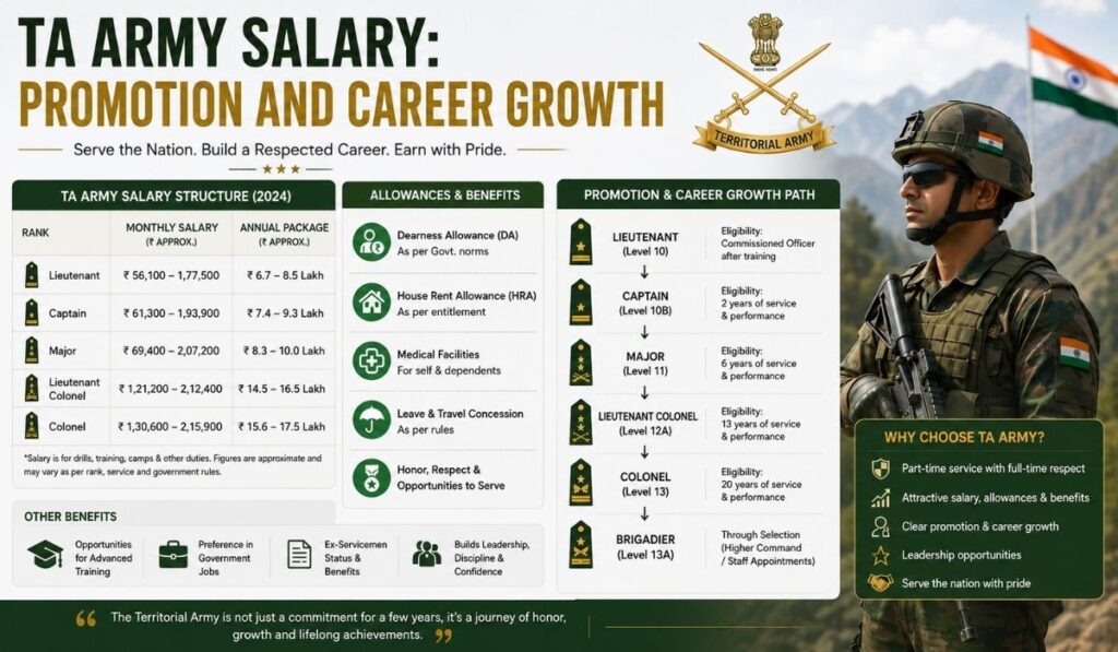 TA Army Salary